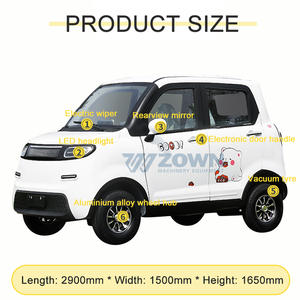 Super promotion ZOWN EV Mini-voiture électrique pour adultes avec 4 sièges, climatisation, moteur DC 1500W et autonomie de 150 km en promotion - Product Image 2
