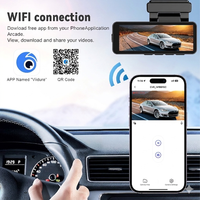 Mini caméra de tableau de bord Wifi GPS ADAS BSD à double objectif, caméra avant et intérieure de voiture, boîte noire 4k, caméra de voiture DVR, caméra de voiture 4k DashCam