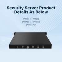 Firewall de Aluminio para Rack 1U con Puertos 10GbE, Mini Servidor de 16GB DDR4 para Seguridad de Red VPN en la Nube