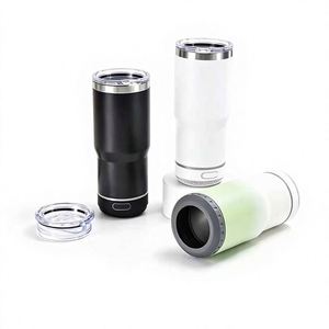 Vaso Térmico de Acero Inoxidable con Bluetooth de 16 oz, con Logotipo OEM al por Mayor, para Auto, Deportes, Fitness, Viajes - Product Image 2