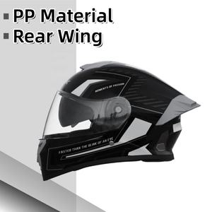 หมวกกันน็อคมอเตอร์ไซค์แบบเต็มหน้าเลนส์คู่แบบ HD ใหม่ - Product Image 3