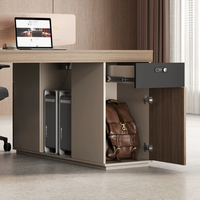 Nouveau bureau de personnel simple, durable et moderne, avec porte-cartes, en bois