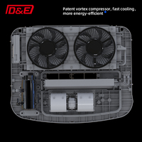 DE-77 nouveau compresseur électrique 24V climatiseur de stationnement pour caravane camion climatiseur sur le toit compresseur de ventilateur de stationnement