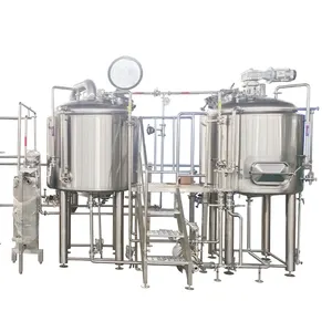 Commercial beer brewing system 200lt 500lt craft brewery equipment 100% TIG welding