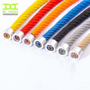 Cuerda de Plástico para Parque Infantil con Núcleo de Acero, Plataformas de Columpio para Trepar Árboles, Circuito al Aire Libre, Multifilamento de Polipropileno, Colores - Product Image 1