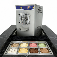 Machine à glace de comptoir 32L/H en stock aux États-Unis avec certificat CE/ETL, machine à glace commerciale, tension 110V, congélateur par lots