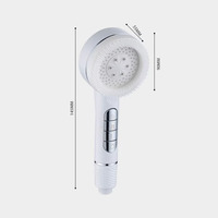 Pommeau de douche portable avec booster puissant, filtre de salle de bain pour usage en cuisine, toilettes et salle de sport
