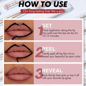 MLM Customized Peelable Lip Glaze Long Wear Waterproof Non-Transfer Cruelty Free Glossy Lip Cosmetics non transfer lip stain - Product Image 1