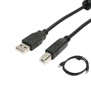 1.0 Meter 2.0 Meter Grosir Kabel Printer USB 2.0 Kabel USB Printer Male Ke B Male untuk Pemindai Printer