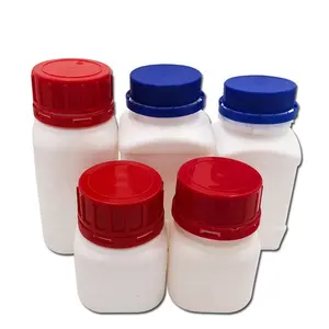 Asit ve Alkali dayanıklı HDPE beyaz High-end plastik toz reaktif şişeleri
