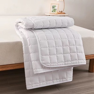 Funda protectora de colchón impermeable acolchada, Sábana bajera ajustable antiácaros, Funda de colchón ajustable, cama doble King Queen - Product Image 6
