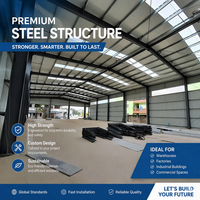 Entrepôt logistique préfabriqué en structure métallique, atelier, bâtiment industriel, bâtiment commercial, entrepôt en structure métallique