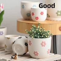 Pot de fleurs en plastique avec logo personnalisé, plusieurs couleurs et tailles, vente en gros pour fournitures de jardin