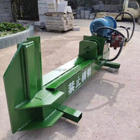 Fendeuse de bûches automatique à essence conique pour pelle large25t volant d'inertie boîte de vitesses fendeuse de bûches hydraulique tracteur à bois de chauffage