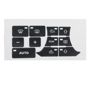 Kit de reparación de botones A/C para salpicadero, pegatinas para interruptor de Control de clima de tablero, calcomanías para <span class=keywords><strong>AUDI</strong></span> <span class=keywords><strong>A3</strong></span> <span class=keywords><strong>8P</strong></span> 2003-2012 - Product Image 1