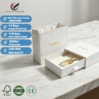 Boîte cadeau pour échantillon de parfum avec logo personnalisé, flacon vide de 10 ml, emballage en papier, boîte d'emballage pour parfum avec sac en papier
