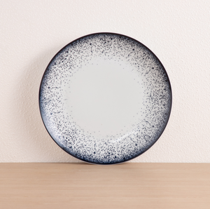 Nuevo juego de vajilla de cerámica moderna de porcelana fina, color azul marino con borde moteado, juego de platos y tazones para cocina, hotel, restaurante, regalo de boda - Product Image 2