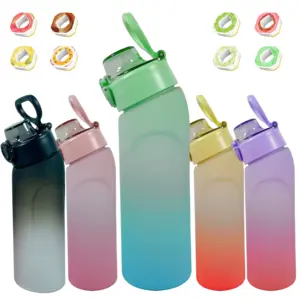 Custom color Flavoring fruit Taste Flawour Air Flavored Scent Smaken Drink Up Tritan Water Bottle with Flavor Pods