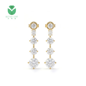 <span class=keywords><strong>Orecchini</strong></span> <span class=keywords><strong>di</strong></span> Diamanti Sintetici IGI Lab Betterstar, <span class=keywords><strong>Orecchini</strong></span> a Perno Personalizzati in <span class=keywords><strong>Oro</strong></span> 14K/18K/<span class=keywords><strong>Bianco</strong></span> con Diamanti Coltivati in Laboratorio - Product Image 1