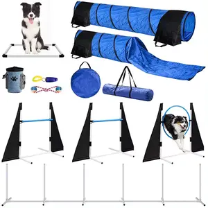 高品质狗敏捷性训练隧道，带沙袋狗训练设备，室内和室外