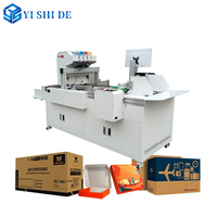 Máquina Automática de Impresión Digital de una Sola Pasada para Cajas de Regalo y Bolsas de Papel, Impresora de Inyección de Tinta de una Sola Pasada Yishide S400 para Pequeñas Empresas