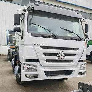 Восстановленный Подержанный sinotuck HOWO 8*4 привод 12-колесный самосвал шасси - Product Image 4