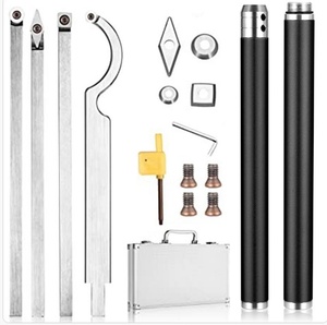 6 trong 1 chèn loại máy tiện công cụ quay và phụ kiện Carbide nghiêng Gỗ Tiện công cụ chuyển thiết lập gỗ công cụ thiết lập - Product Image 3