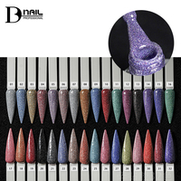 BD clignotant Disco Gel vernis haute qualité 9 Style 10ml/15ml/30ml lueur dans le noir sans Hema paillettes réfléchissant Nail Art