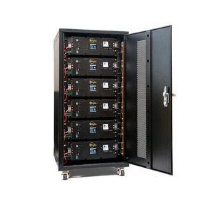 Kit de Baterías de Litio LL-S de 30.72kWh, 6 Baterías para Rack de Servidor con Rack Ensamblado Previamente con Puerta y Ruedas - Product Image 1