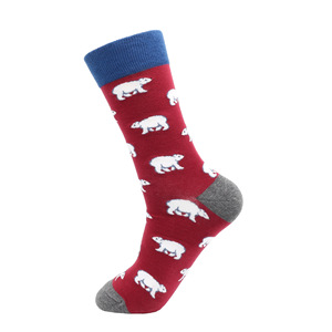 Chaussettes en coton pour femmes, chaussons imprimés d'animaux amusants, composants complets - Product Image 6