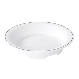 Xiangyuan <b>melamine</b> tableware <b>plates</b>, soup <b>plates</b>, round commercial <b>plates</b>, restaurant <b>plates</b>, deep <b>plates</b>, imitation porcelain - Product Image 5