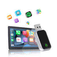 Adaptor Wireless Carplay 2 in 1 Dongle Kabel ke Nirkabel untuk Apple iPhone Android Auto USB Plug and Play Aksesoris Mobil OEM