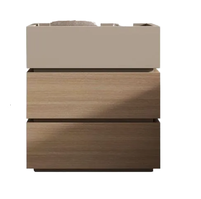Italian Minimalist Solid Wood Convertible Bedside