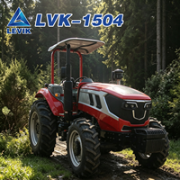 Mini-tracteur 4x4 de 150 CV, essieu renforcé, grande capacité de charge, certifié CE, idéal pour les exploitations forestières et agricoles en zone montagneuse.