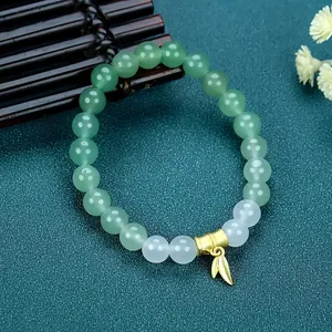 Pulsera de Piedra Natural con Cuentas de Vidrio Coloridas, Experto en Armonía en Relaciones, Etiqueta Blanca, Paquete Listo para Comercio Electrónico - Product Image 4
