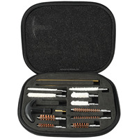 Kit de nettoyage de pistolet 16 pièces pour tous les calibres 22 357 38 9mm 40 44 45, kit de brosses de nettoyage de pistolet