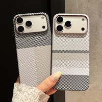 Coque de téléphone ultra-fine en fibre de carbone texturée effet peau pour iPhone 18 17 Air 16 15 14 13 12 Pro Max