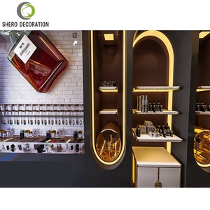 <span class=keywords><strong>Vitrine</strong></span> de parfum Art Design pour Brand Image Store Table d'exposition de parfum <span class=keywords><strong>Vitrine</strong></span> de parfum avec lumière chaude - Product Image 5