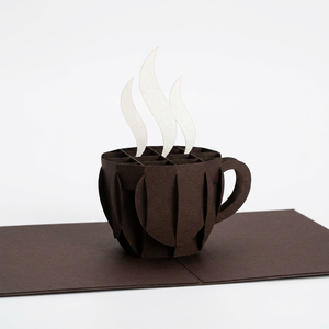 Biglietto d'<span class=keywords><strong>Auguri</strong></span> Pop-up 3D Ecologico in Carta con Design Fotocamera e Caffè, Versatile per Regali di <span class=keywords><strong>Compleanno</strong></span> e Ringraziamenti Quotidiani - Product Image 4
