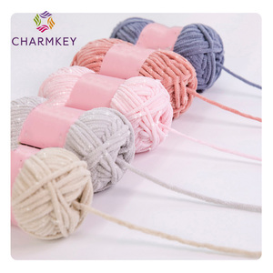 <strong>New</strong> Shiny Glister Sparkle <strong>Fancy</strong> Hand Knitting <strong>Polyester</strong> Metallic Chenille Blanket <strong>Yarn</strong> for Crochet and Craft