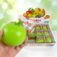 Krokant fruit squishy appel speelgoed appel stressverlichtend squishy speelgoed bouwsteen zintuiglijk speelgoed knapperig knisperend geluid knijpspeelgoed