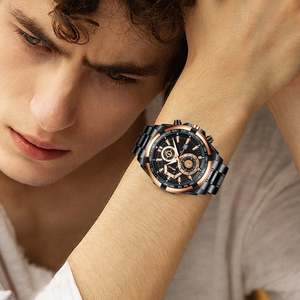 VA VA VOOM 2321 orologio al quarzo da uomo di marca movimento di alta qualità calendario luminoso a mano orologi da uomo impermeabili da uomo britannici - Product Image 6