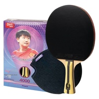 Raquette de tennis de table DHS F4002, raquette individuelle, professionnelle, pour élèves du primaire, nouvelle série F, 4 étoiles, authentique, 7 couches