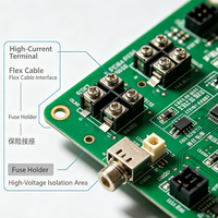 Carte PCBA de borne de recharge EV, module de contrôle de chargeur EV AC/DC avec IoT pour station de recharge de véhicules électriques