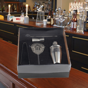 Juego de 5 piezas de acero inoxidable para coctelería, mezclador de cócteles, juego de herramientas de bar, regalo - Product Image 2