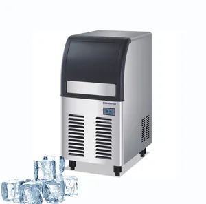 Restaurant Crystal Ice Cube Machine 60 kg Ice Cube Maker For Sale