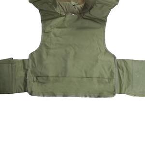 Doppia sicurezza Factory RTS 600D poliestere nero collo Chalecos protezione armatura di sicurezza piastra balistica portante giubbotto tattico - Product Image 5
