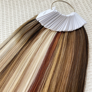 Cheveux vierges chinois professionnels HaiYi, double trame, balayage, couleur piano droite, doux et coloré - Product Image 6