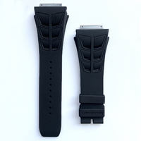 Bracelet de montre de luxe en caoutchouc fluoré respirant Mingfung Sport de haute qualité, 100 % inspecté par le contrôle qualité, pour montres Richard Mille RM11-03