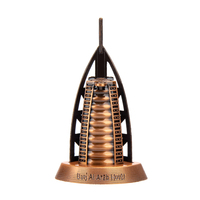 Recuerdo de Viaje Mundial, Adorno de la Puente Golden Gate de San Francisco, Modelo Arquitectónico, Figura Metálica, Diseño Artesanal, Regalos